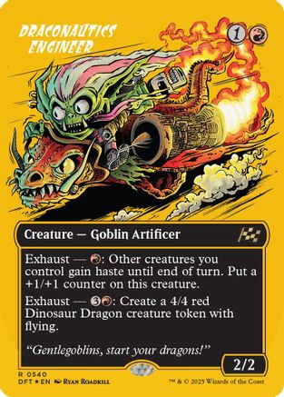 Draconautics Engineer (Borderless) (First-Place Foil) (DFT-540)