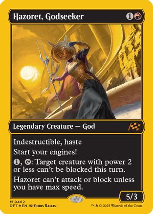 Hazoret, Godseeker (First-Place Foil) (DFT-462)