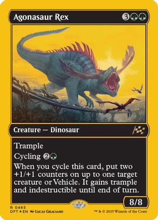 Agonasaur Rex (First-Place Foil) (DFT-465) (Foil)
