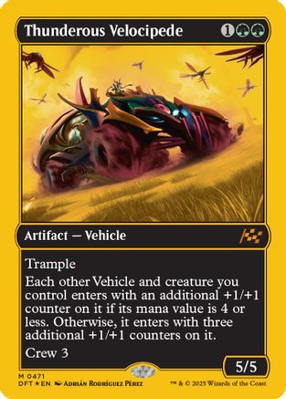 Thunderous Velocipede (First-Place Foil) (DFT-471)