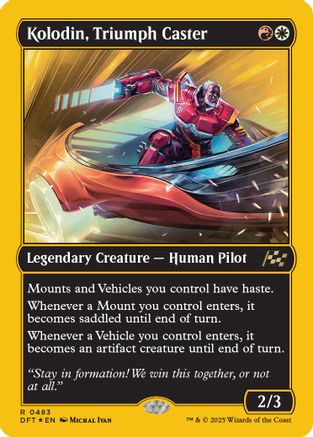 Kolodin, Triumph Caster (First-Place Foil) (DFT-483)