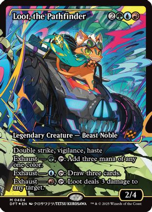 Loot, the Pathfinder (Showcase) (DFT-404) (Foil)
