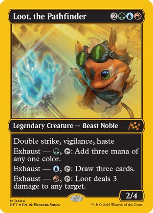 Loot, the Pathfinder (First-Place Foil) (DFT-484)