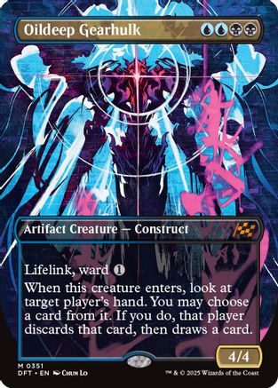 Oildeep Gearhulk (Borderless) (DFT-351) (Foil)