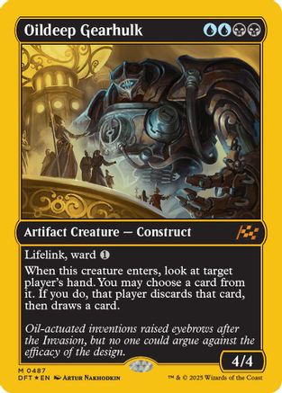 Oildeep Gearhulk (First-Place Foil) (DFT-487) (Foil)