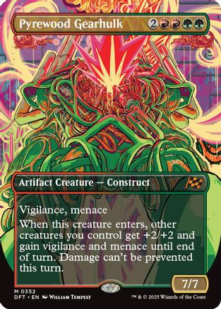 Pyrewood Gearhulk (Borderless) (DFT-352) (Foil)
