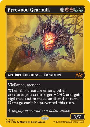 Pyrewood Gearhulk (First-Place Foil) (DFT-488)