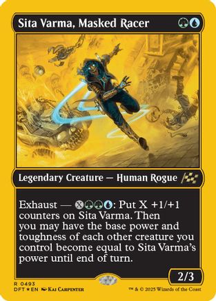 Sita Varma, Masked Racer (First-Place Foil) (DFT-493)