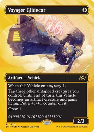 Voyager Glidecar (Borderless) (First-Place Foil) (DFT-520)