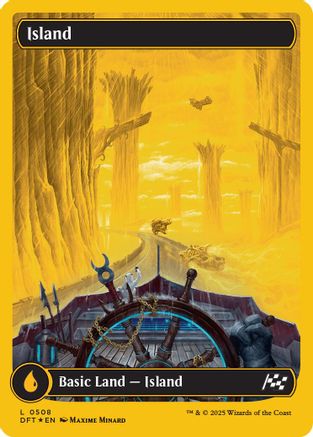Island (0508) (First-Place Foil) (DFT-508)