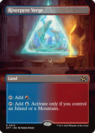 Riverpyre Verge (Borderless) (DFT-372) (Foil)