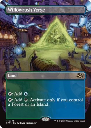 Willowrush Verge (Borderless) (DFT-375) (Foil)