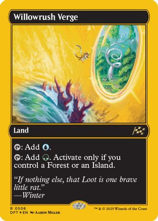 Willowrush Verge (First-Place Foil) (DFT-506)