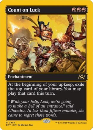 Count on Luck (First-Place Foil) (DFT-457)