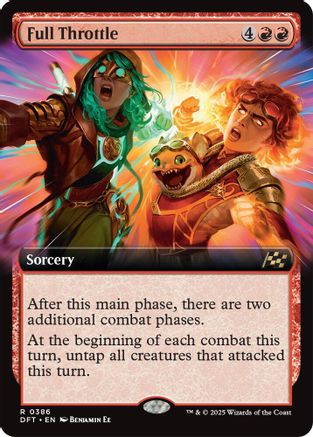 Full Throttle (Extended Art) (DFT-386) (Foil)