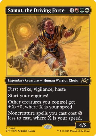Samut, the Driving Force (First-Place Foil) (DFT-492)