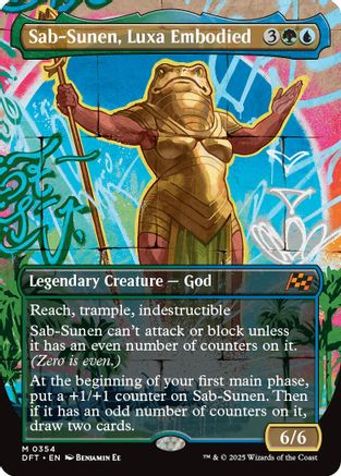 Sab-Sunen, Luxa Embodied (Borderless) (DFT-354) (Foil)