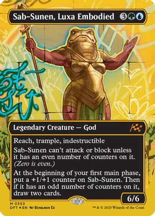 Sab-Sunen, Luxa Embodied (Borderless) (First-Place Foil) (DFT-553)