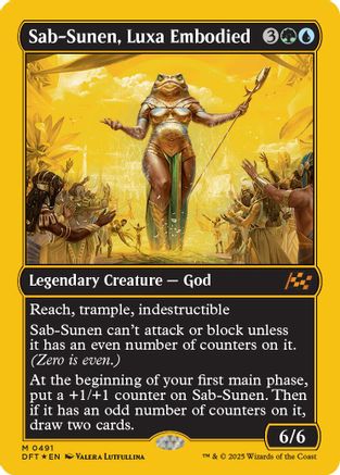Sab-Sunen, Luxa Embodied (First-Place Foil) (DFT-491)