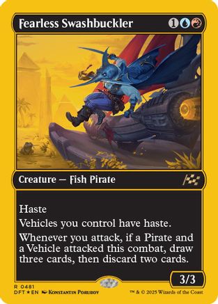Fearless Swashbuckler (First-Place Foil) (DFT-481)