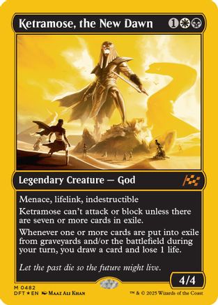 Ketramose, the New Dawn (First-Place Foil) (DFT-482)