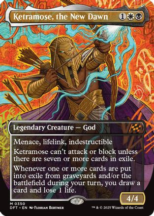 Ketramose, the New Dawn (Borderless) (DFT-350) (Foil)