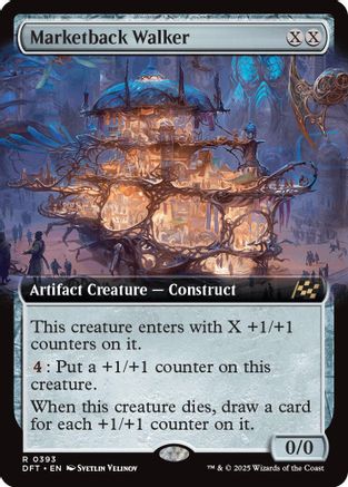 Marketback Walker (Extended Art) (DFT-393) (Foil)