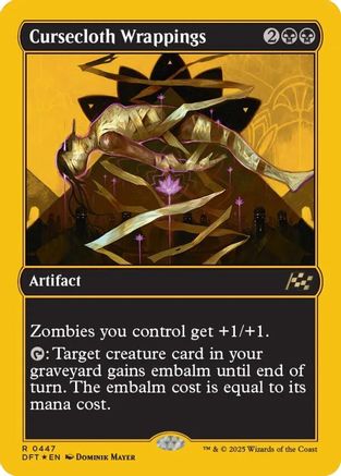 Cursecloth Wrappings (First-Place Foil) (DFT-447) (Foil)