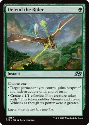 Defend the Rider (DFT-157) (Foil)