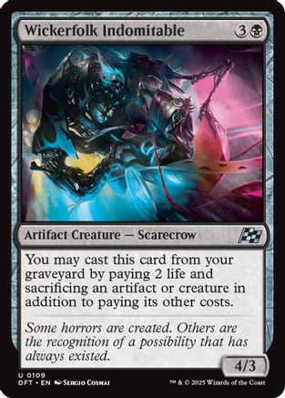 Wickerfolk Indomitable (DFT-109) (Foil)