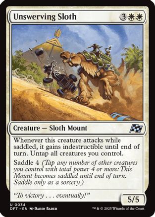 Unswerving Sloth (DFT-034)