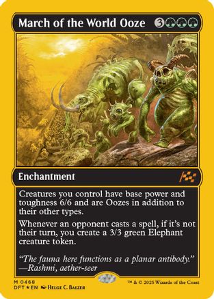 March of the World Ooze (First-Place Foil) (DFT-468)