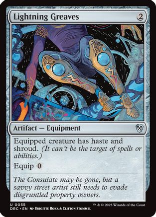 Lightning Greaves (DRC-055)