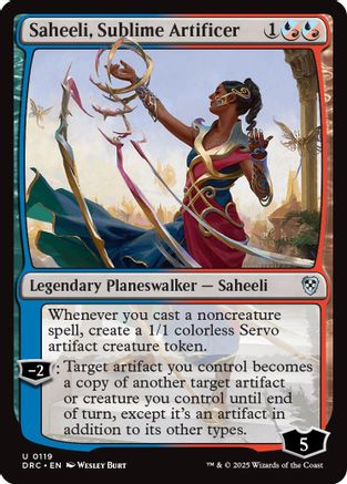 Saheeli, Sublime Artificer (DRC-119)