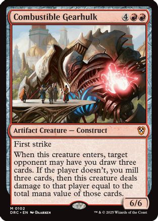 Combustible Gearhulk (DRC-102)