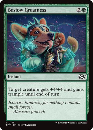 Bestow Greatness (DFT-155) (Foil)