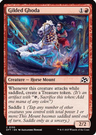 Gilded Ghoda (DFT-130) (Foil)