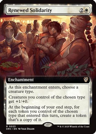 Renewed Solidarity (Extended Art) (DRC-023)