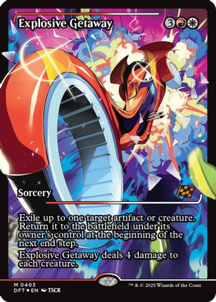 Explosive Getaway (Showcase) (DFT-403) (Foil)