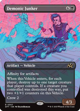 Demonic Junker (Borderless) (DFT-307) (Foil)