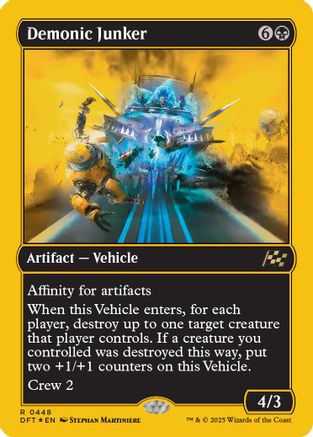 Demonic Junker (First-Place Foil) (DFT-448)