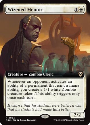 Wizened Mentor (Extended Art) (DRC-024)