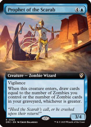 Prophet of the Scarab (Extended Art) (DRC-025)