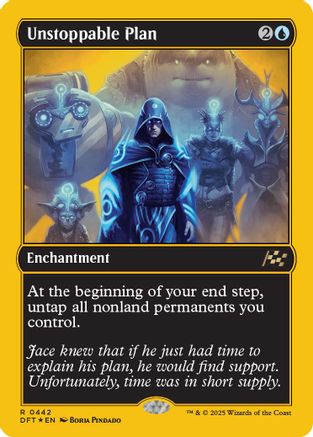 Unstoppable Plan (First-Place Foil) (DFT-442) (Foil)