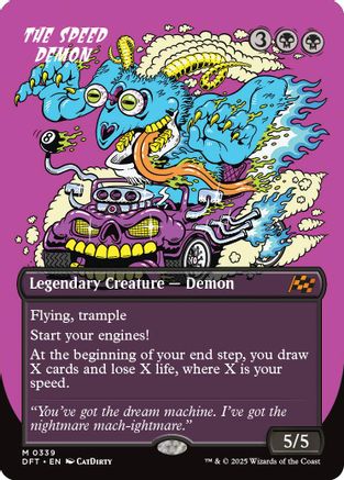 The Speed Demon (Borderless) (DFT-339) (Foil)