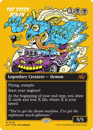 The Speed Demon (Borderless) (First-Place Foil) (DFT-538)