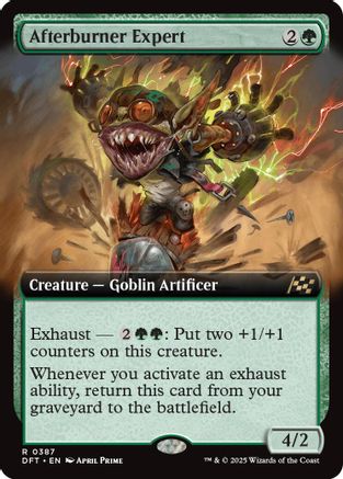 Afterburner Expert (Extended Art) (DFT-387) (Foil)