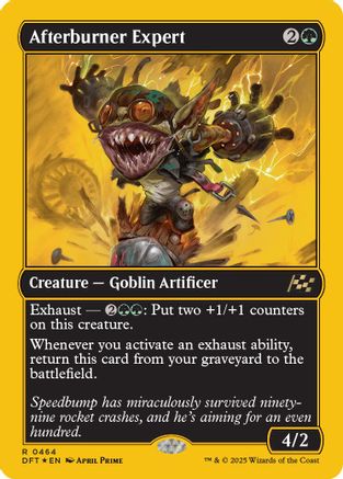Afterburner Expert (First-Place Foil) (DFT-464)