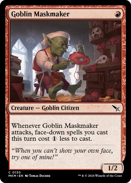 Goblin Maskmaker (MKM-130) (Foil)