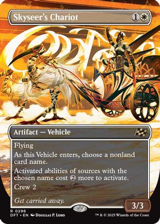 Skyseer's Chariot (Borderless) (DFT-296) (Foil)
